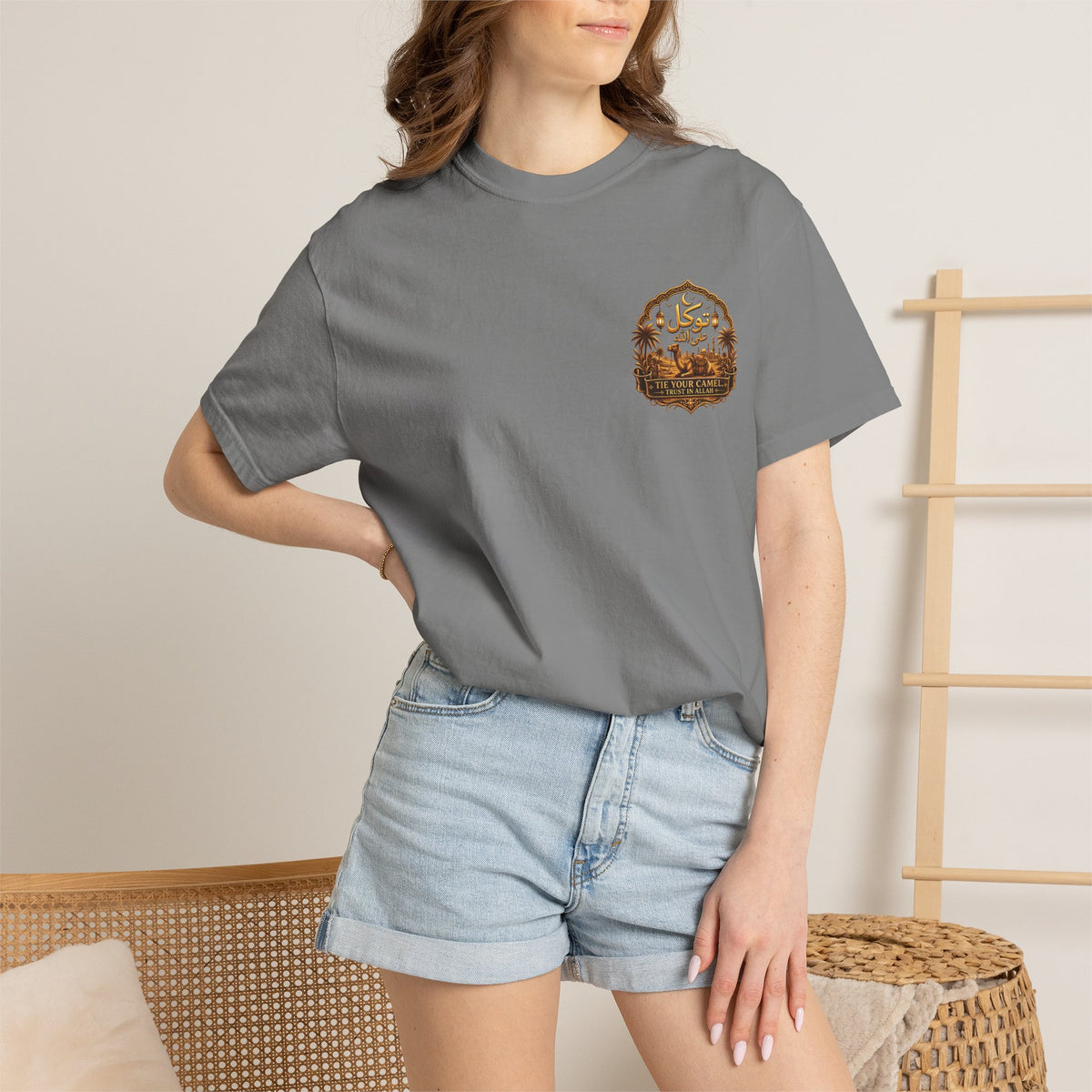 Vintage Snorkel Helmet T-Shirt — 'Panakill' Logo Chest & Back Graphic