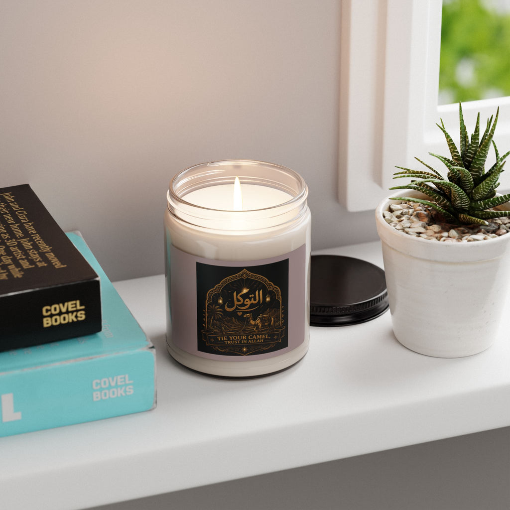 Fresh Linen Soy Candle 9oz — Clean Cotton Scented Jar Candle