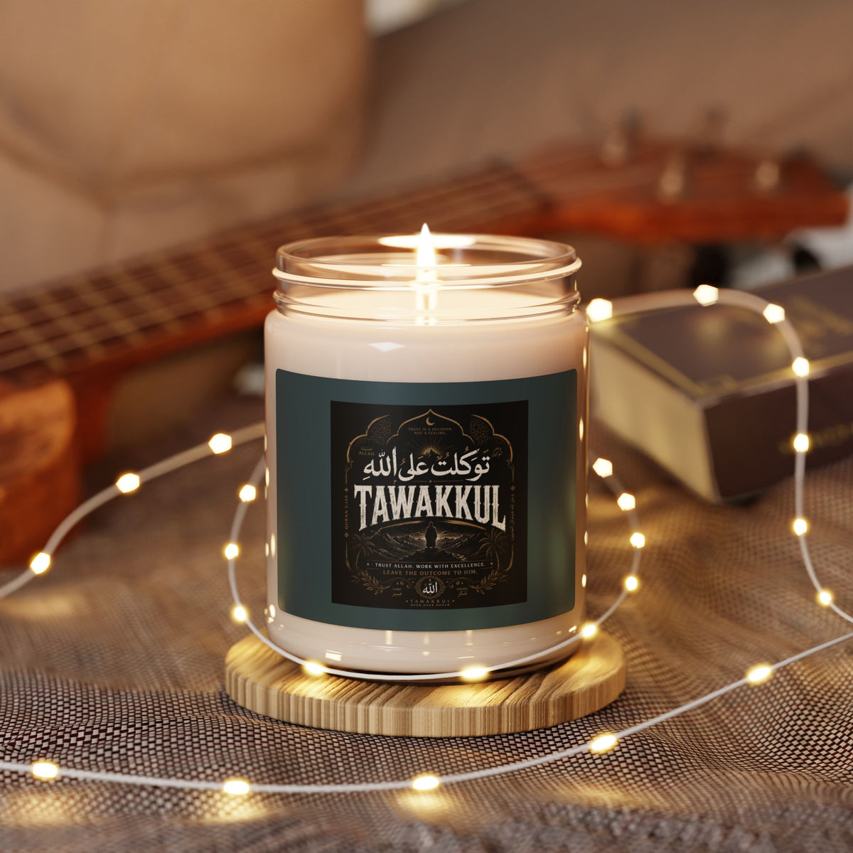 9oz Scented Soy Candle — Clean White Jar Aromatherapy Candle for Relaxation & Gifts