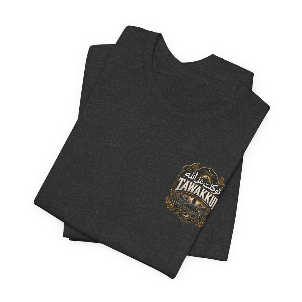 Adventure Patch Pocket Tee — Retro Mountain Badge Graphic