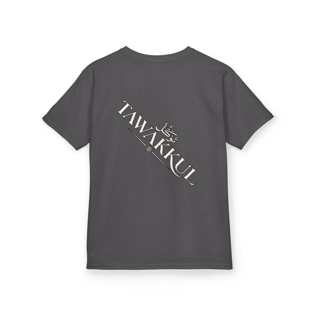 Kids T‑Shirt — 'Tavíkul' Back Logo with Mountain Patch | Outdoor Adventure Tee