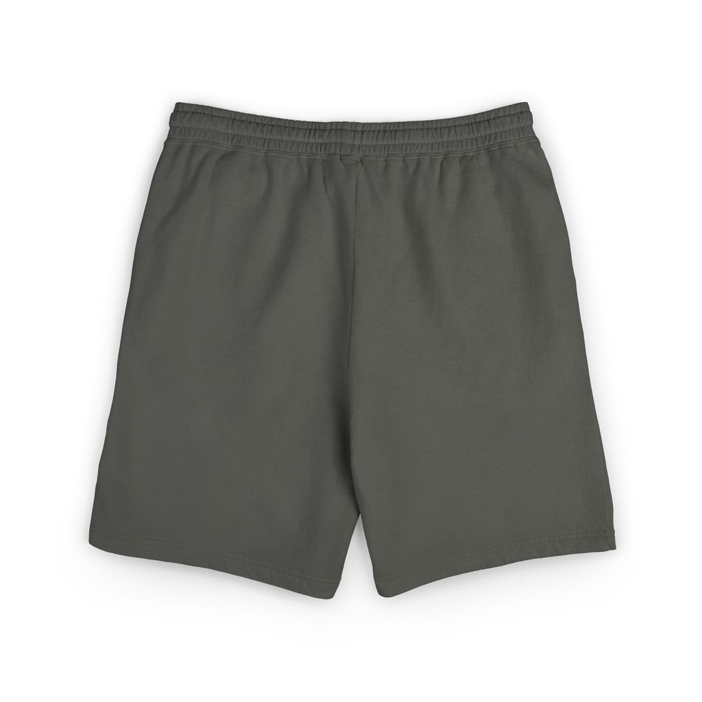 Embroidered Arabic Calligraphy Sweat Shorts — Lightweight Garment-Dyed Fleece