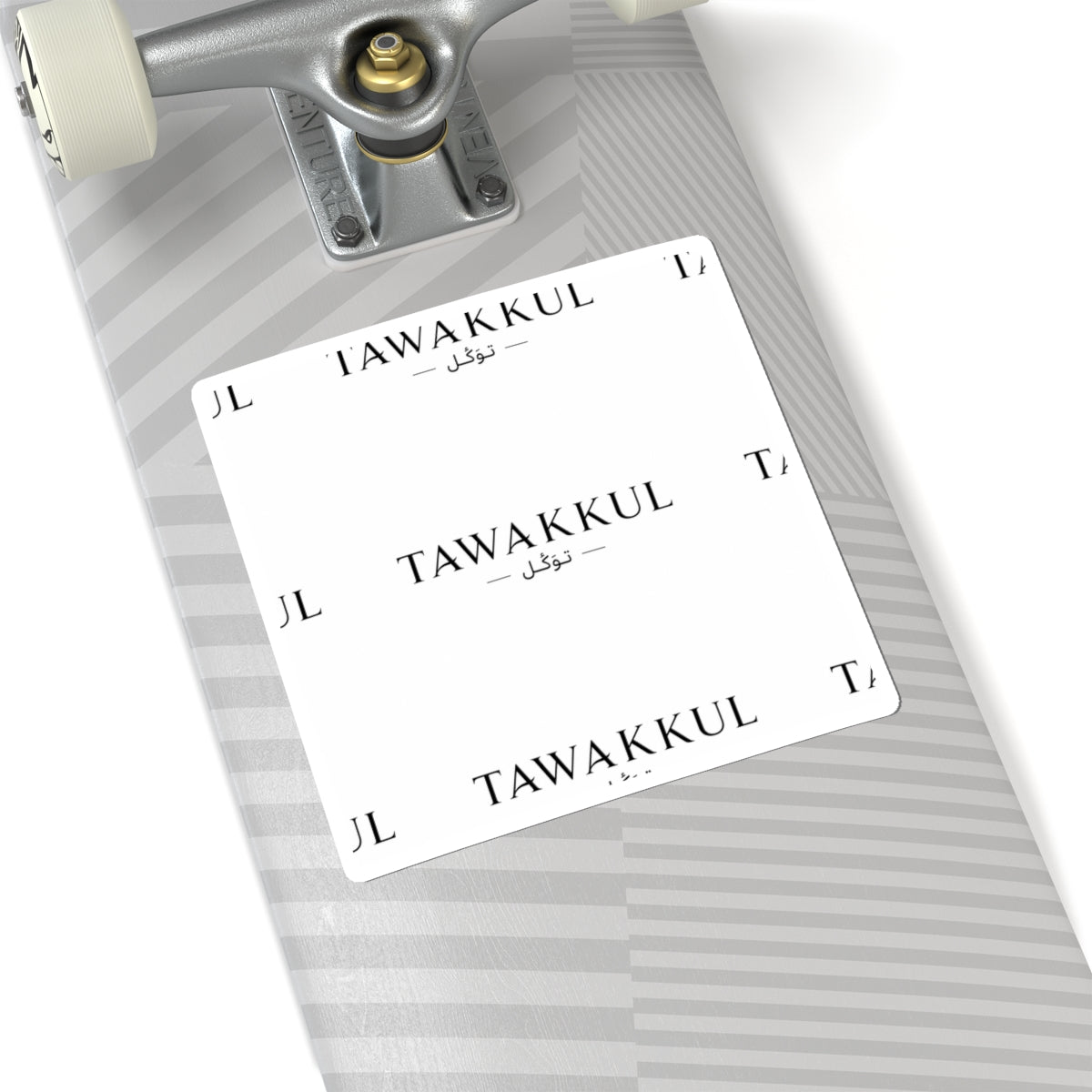Tawakkul Kiss-Cut Sticker — Minimal Arabic Trust Design