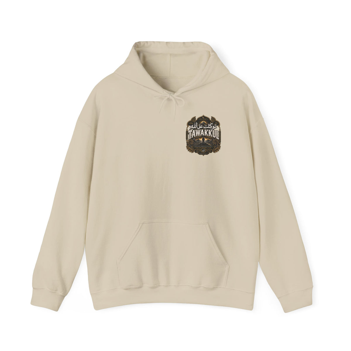 Bear Crest Hoodie — Vintage Wilderness 'Awakkuk' Graphic Sweatshirt