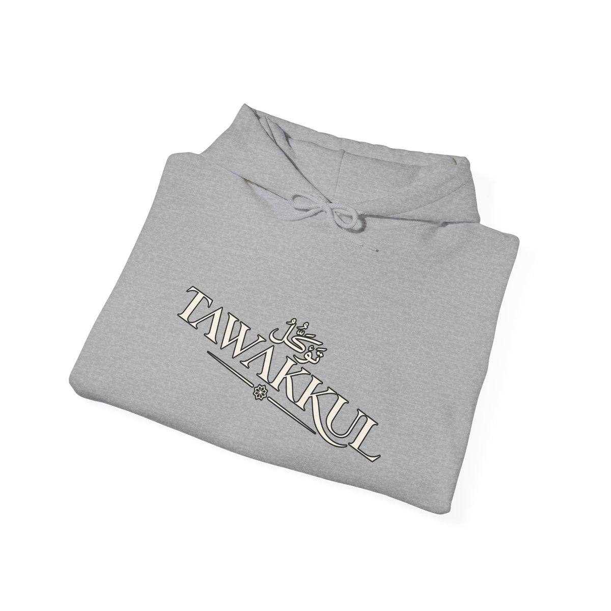 Tawakkul Hoodie — Arabic 'Tawakkul' Faith Graphic Hooded Sweatshirt