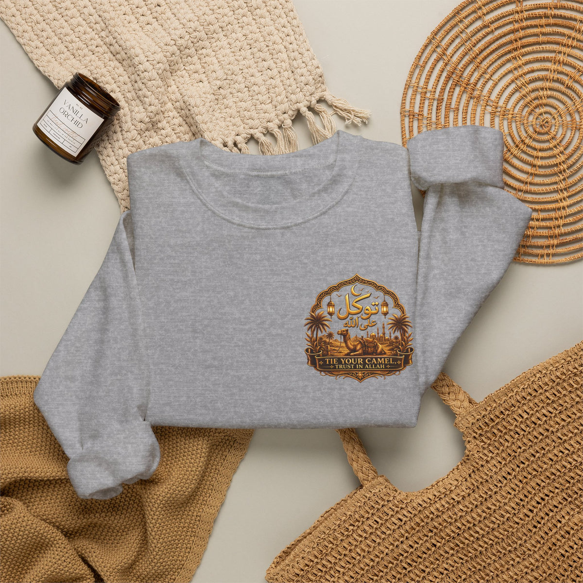 Astrology Moon Phases Crewneck Sweatshirt – Celestial Zodiac Graphic