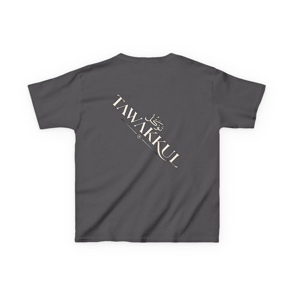 Kids T‑Shirt — 'Tavíkul' Back Logo with Mountain Patch | Outdoor Adventure Tee