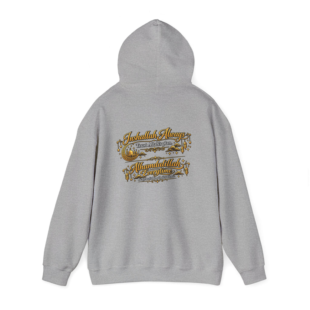 Forest Cabin Hoodie – Cozy Wilderness Landscape Hooded Sweatshirt
