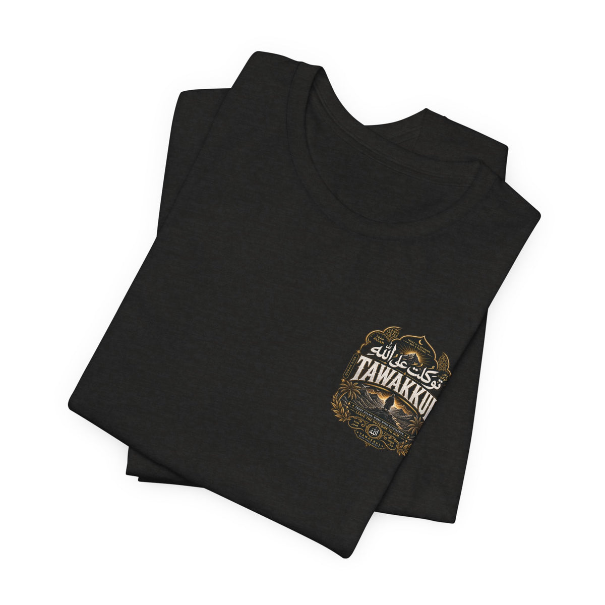 Adventure Patch Pocket Tee — Retro Mountain Badge Graphic