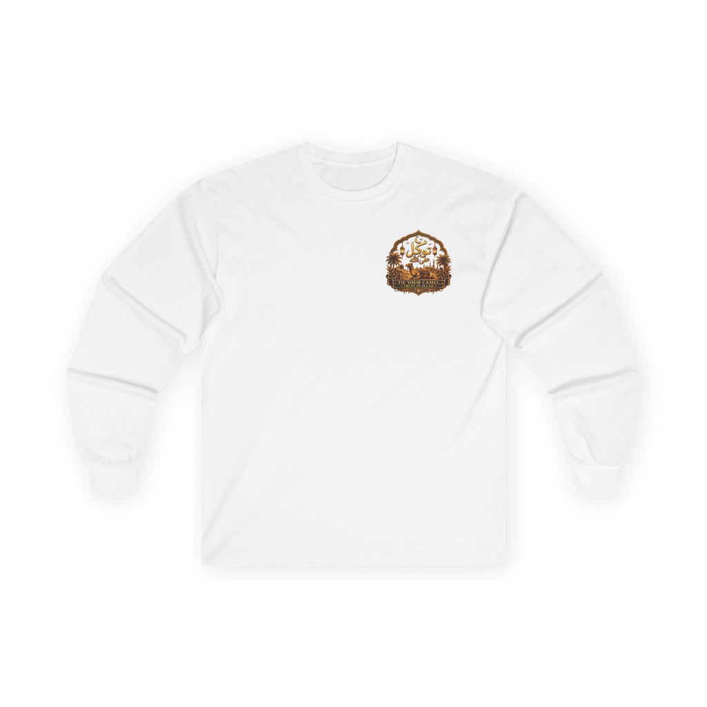 Long Sleeve Tee — 'Qader' Desert Rider Graphic Shirt