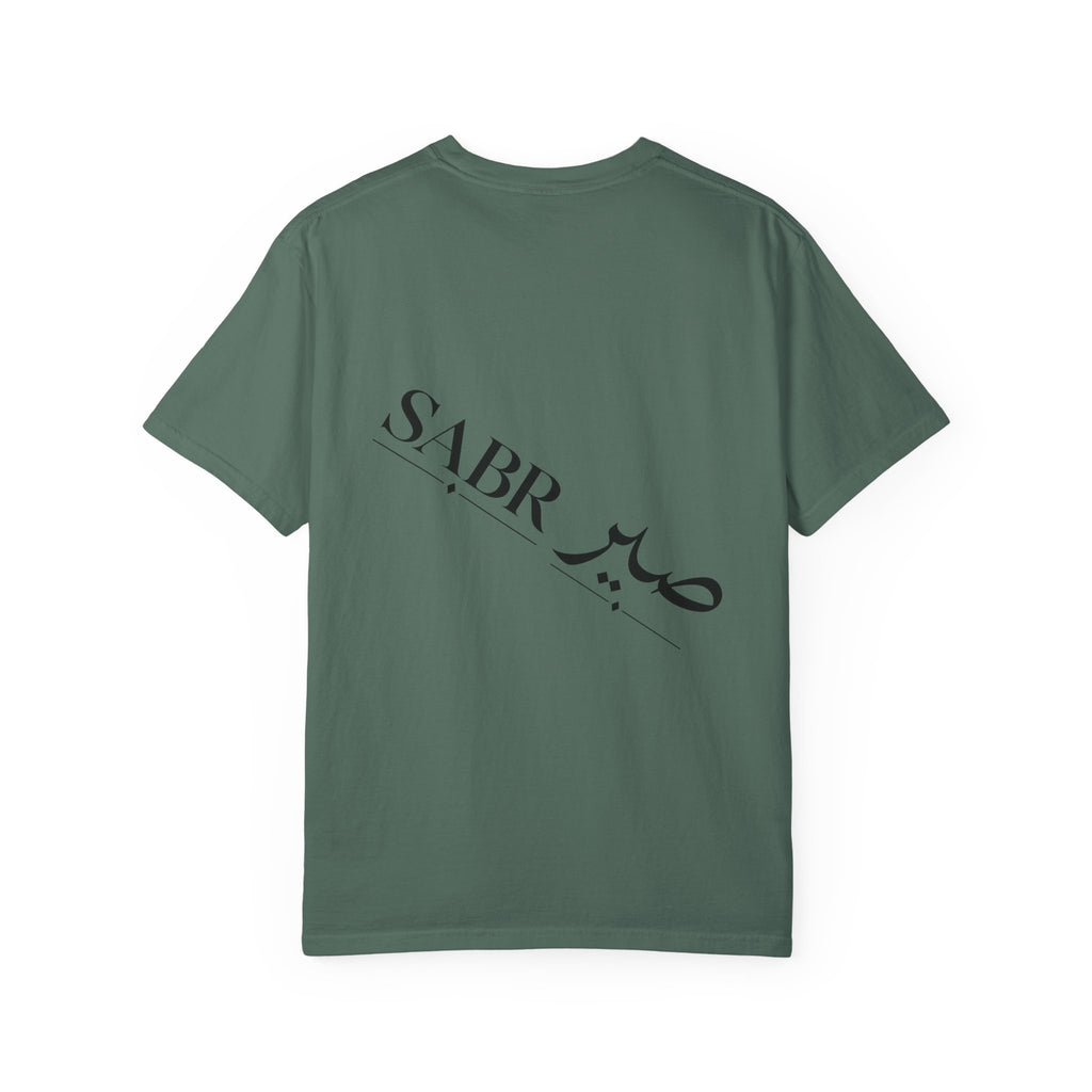 Arabic Calligraphy Pattern T-Shirt — Monochrome Script Graphic Tee
