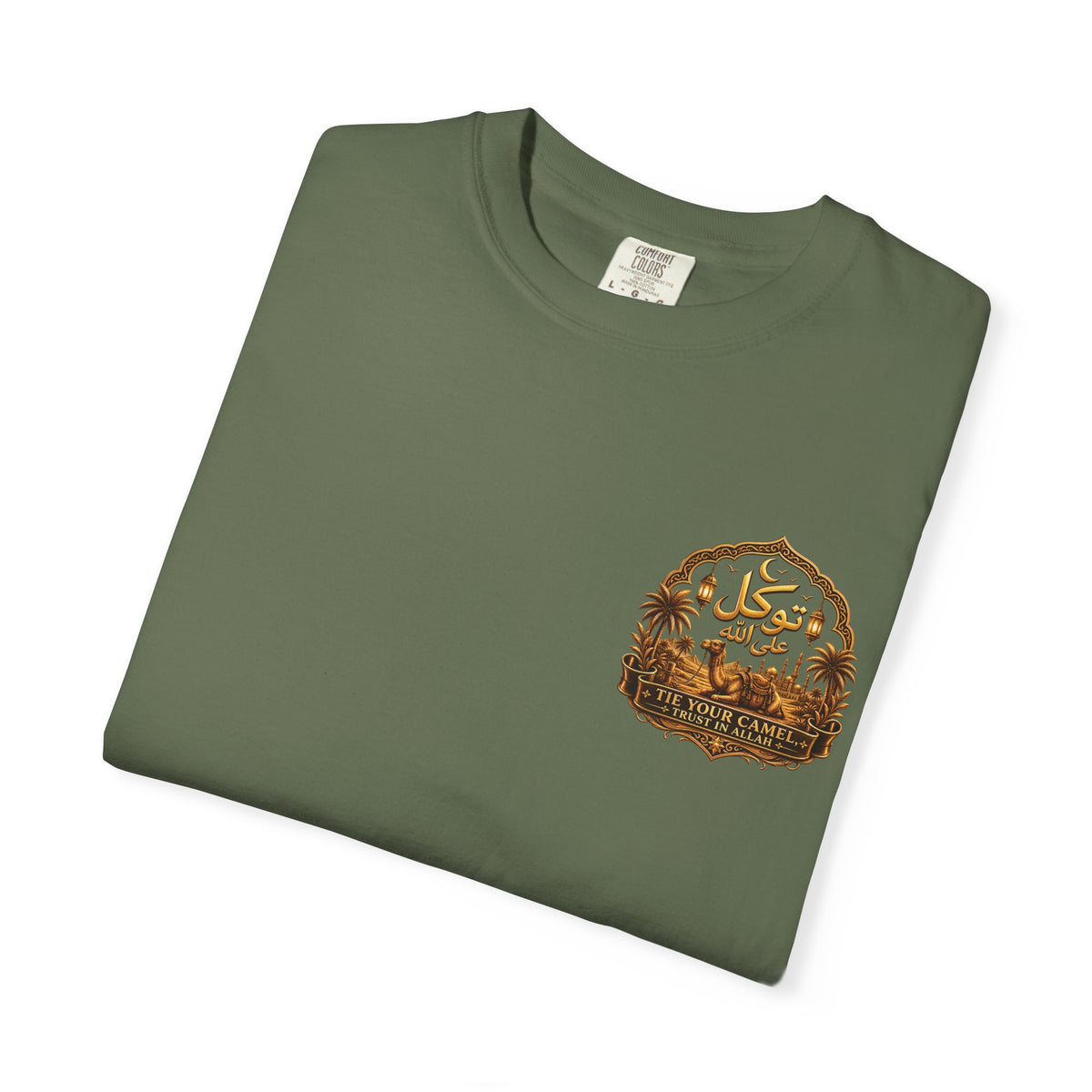 Tawakkul Crest Garment-Dyed T-Shirt