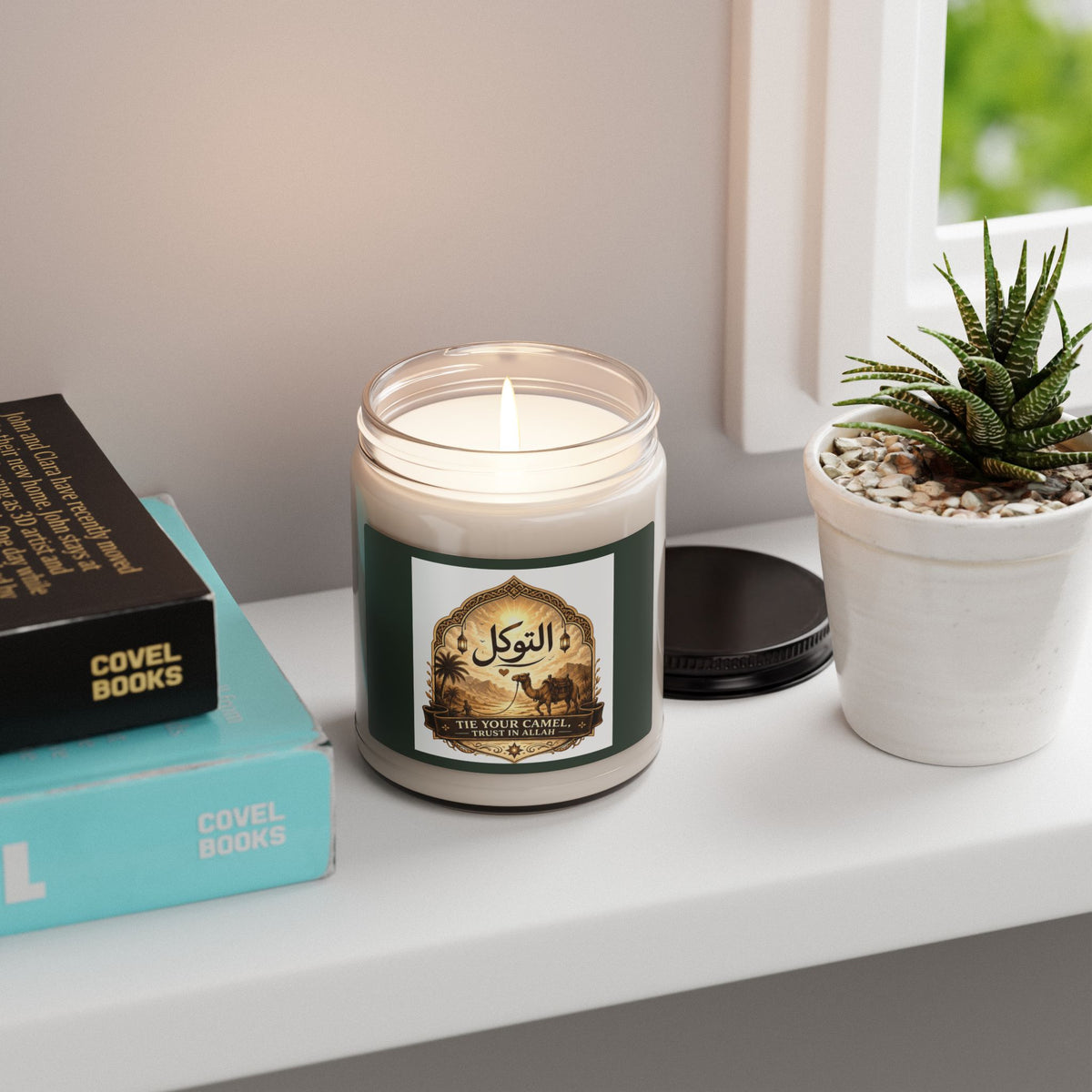 9oz Scented Soy Candle — Arabic Oud Fragrance Jar