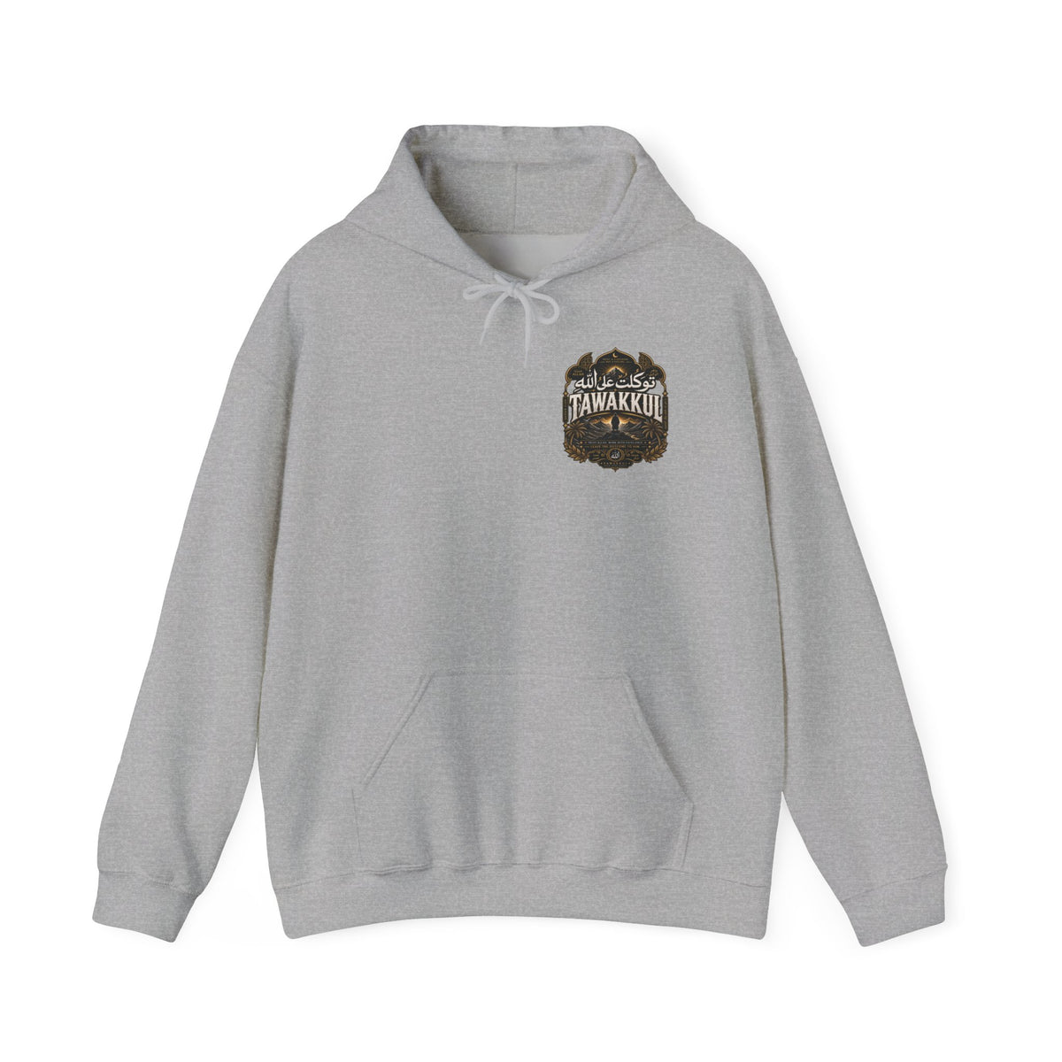 Bear Crest Hoodie — Vintage Wilderness 'Awakkuk' Graphic Sweatshirt