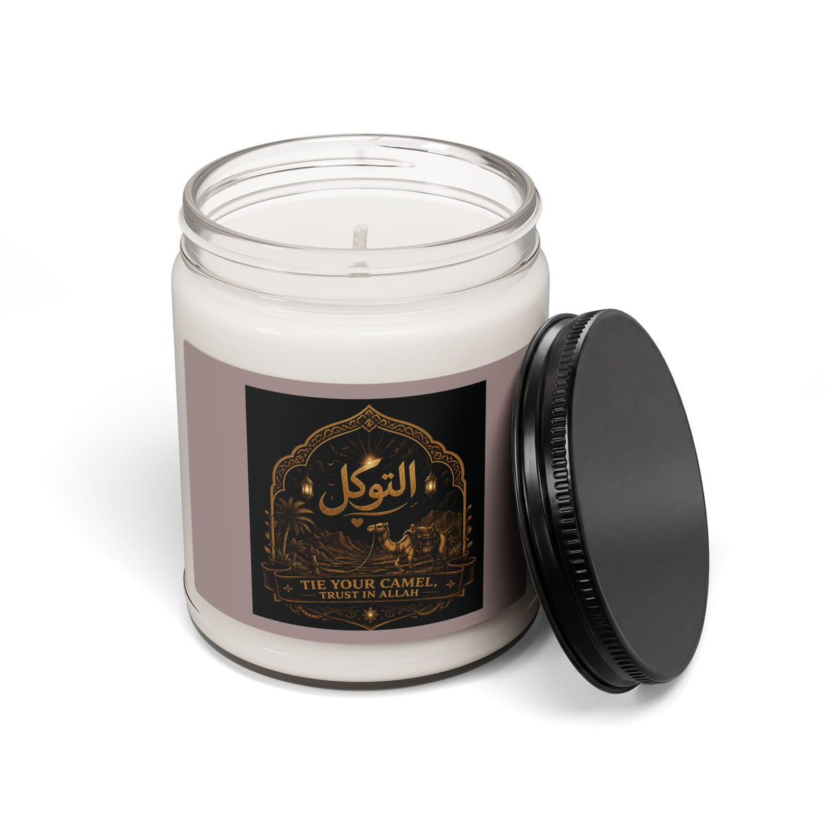 Fresh Linen Soy Candle 9oz — Clean Cotton Scented Jar Candle