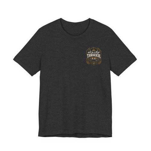 Adventure Patch Pocket Tee — Retro Mountain Badge Graphic