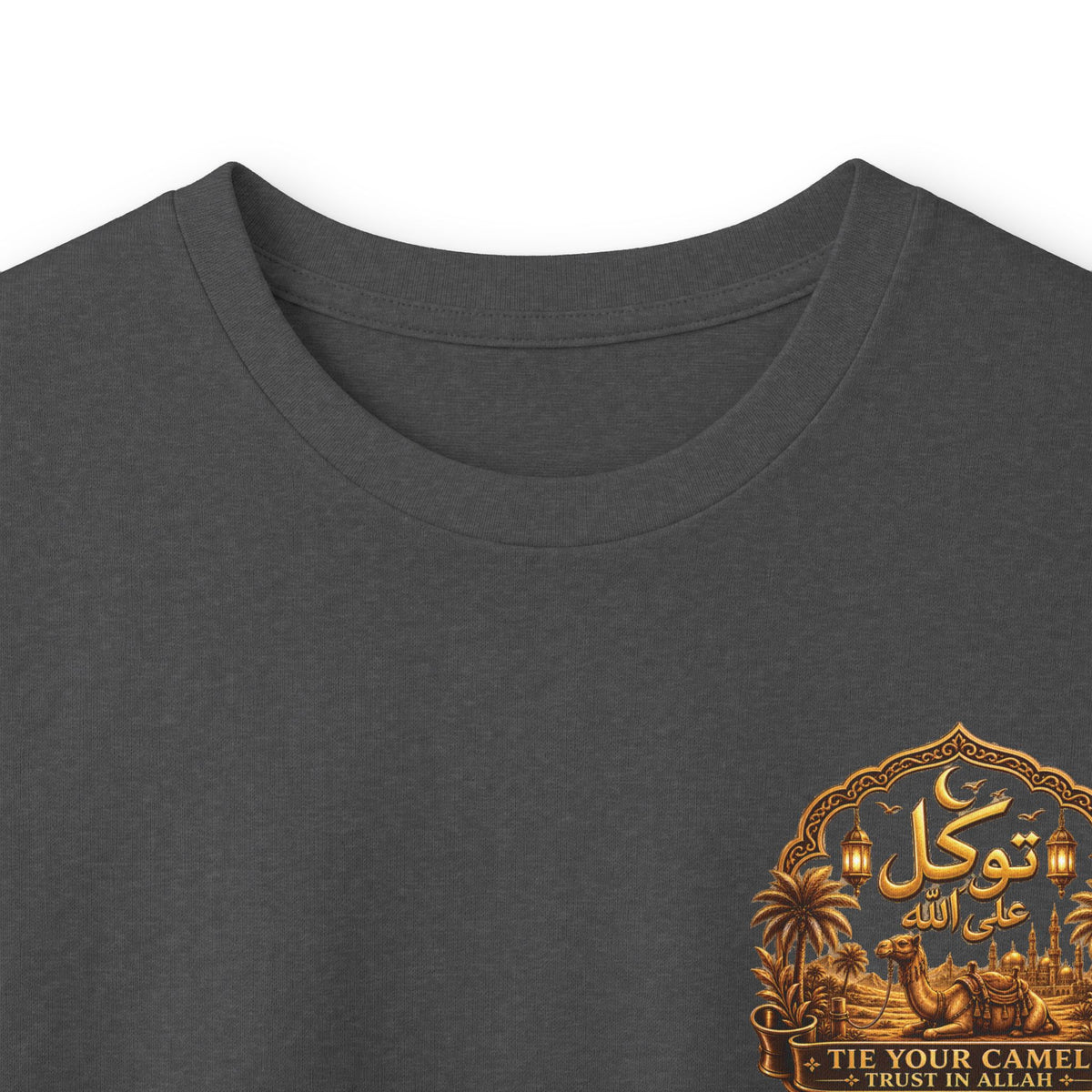Long Sleeve Tee — 'Qader' Desert Rider Graphic Shirt
