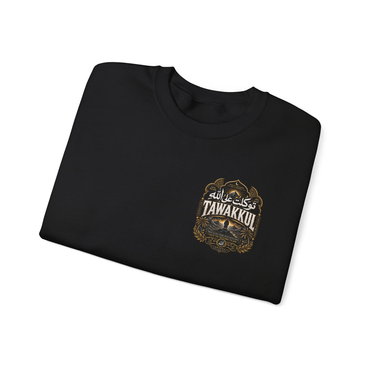 Bearded Camper Crewneck Sweatshirt - Adventure "WAKKOH" Chest Logo
