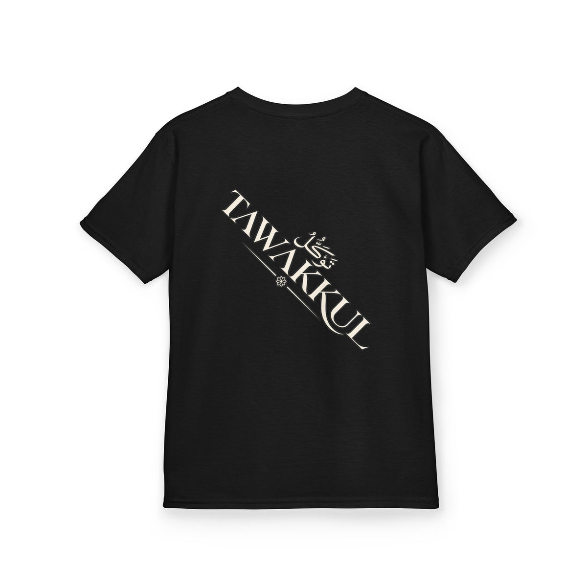 Kids T‑Shirt — 'Tavíkul' Back Logo with Mountain Patch | Outdoor Adventure Tee