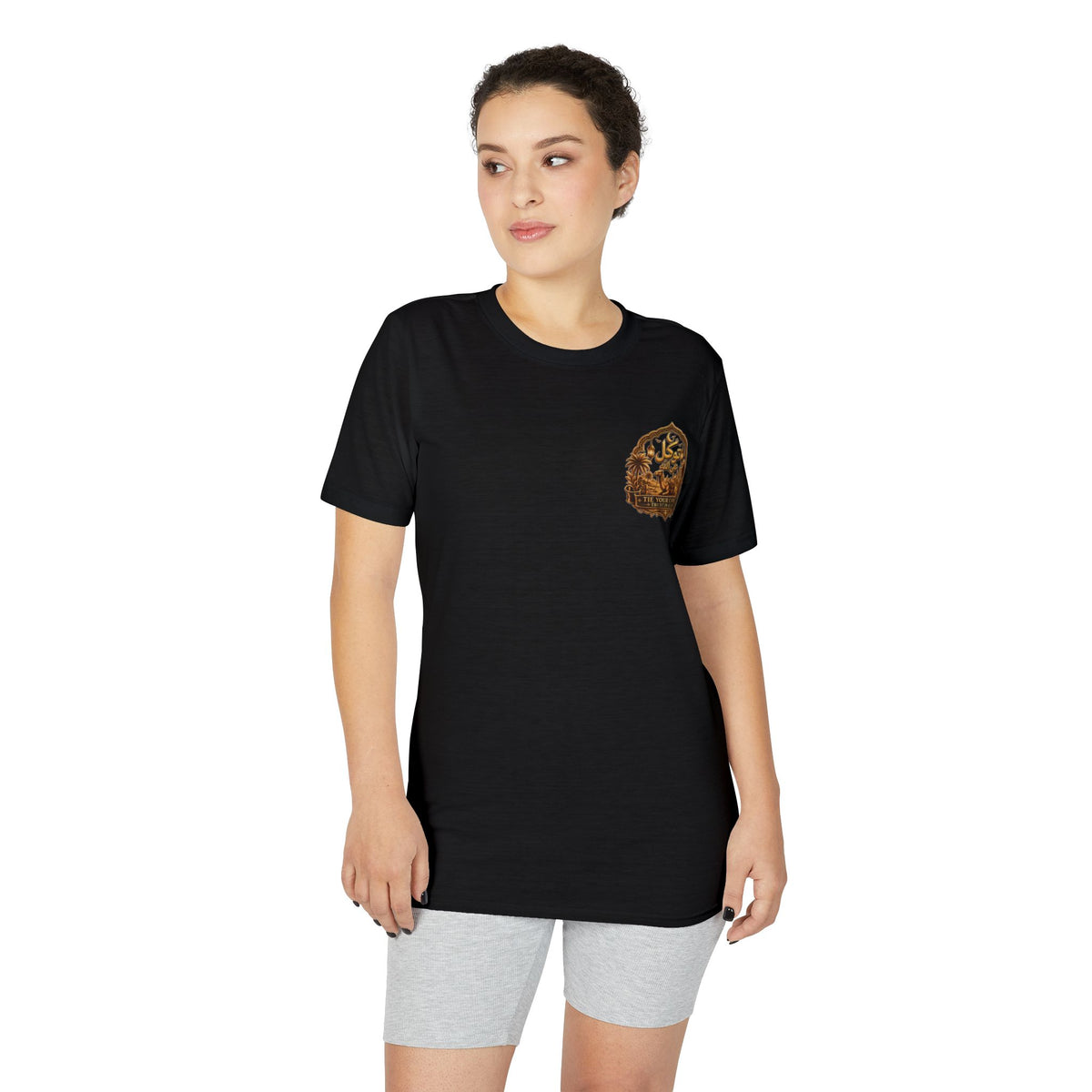 T-Shirt — Tawakkul Script Black Tee
