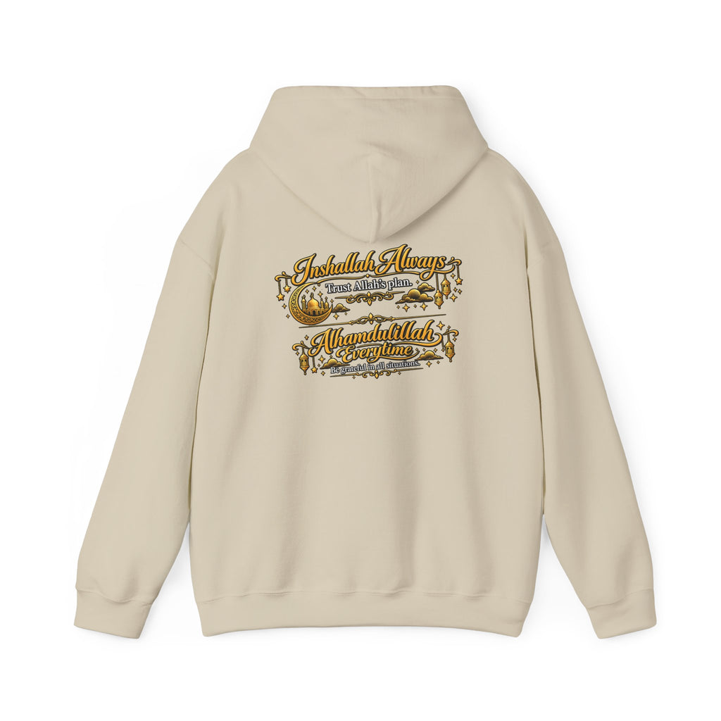 Forest Cabin Hoodie – Cozy Wilderness Landscape Hooded Sweatshirt