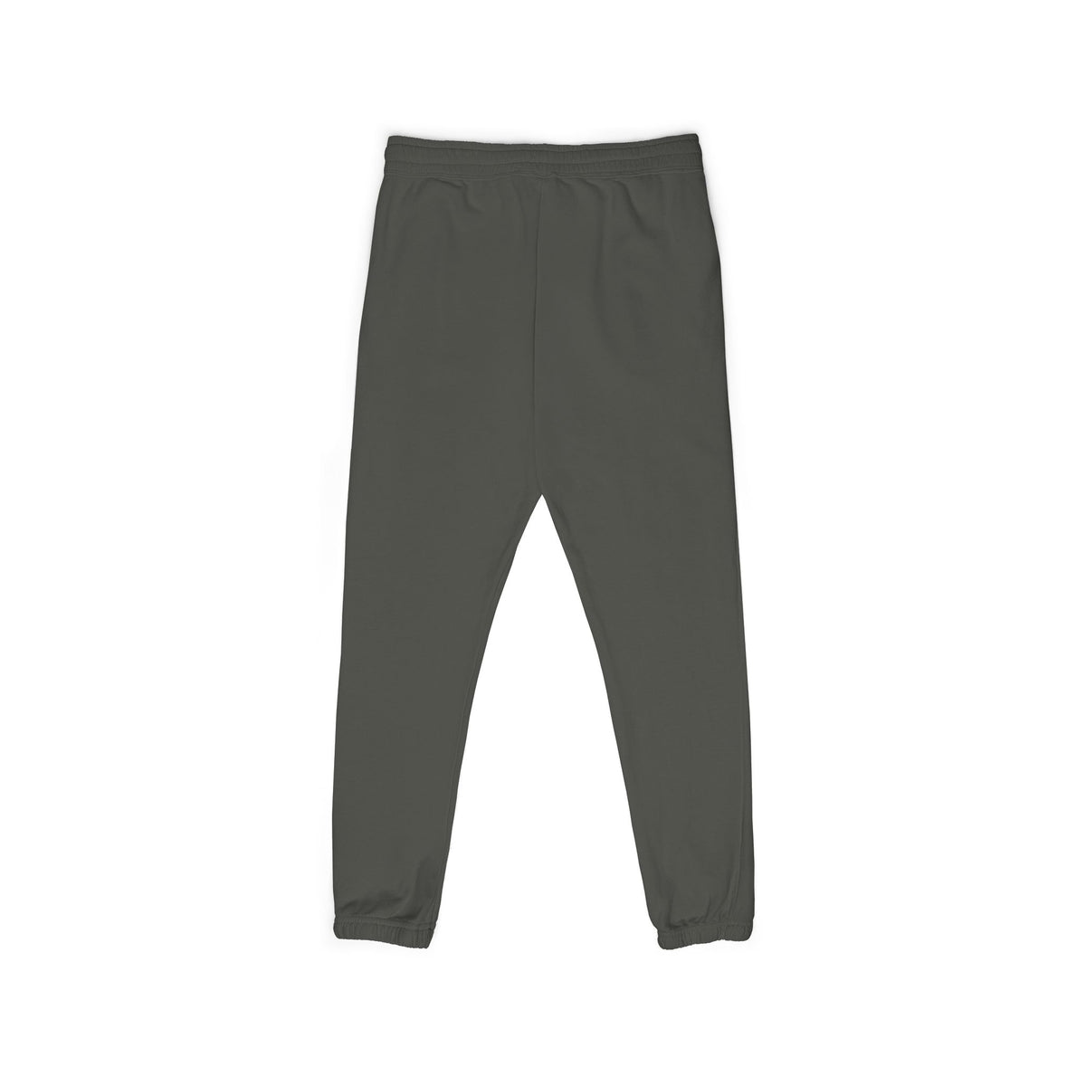 Fleece Sweatpants with 'Thankful' Side Script — Cozy Garment-Dyed Joggers