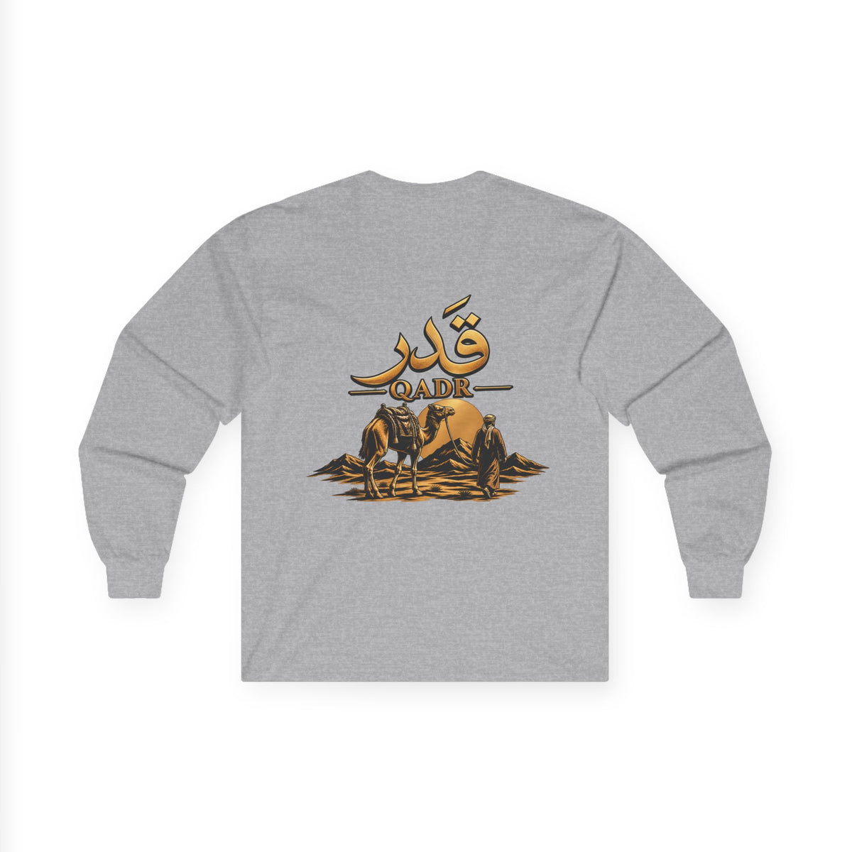 Long Sleeve Tee — 'Qader' Desert Rider Graphic Shirt