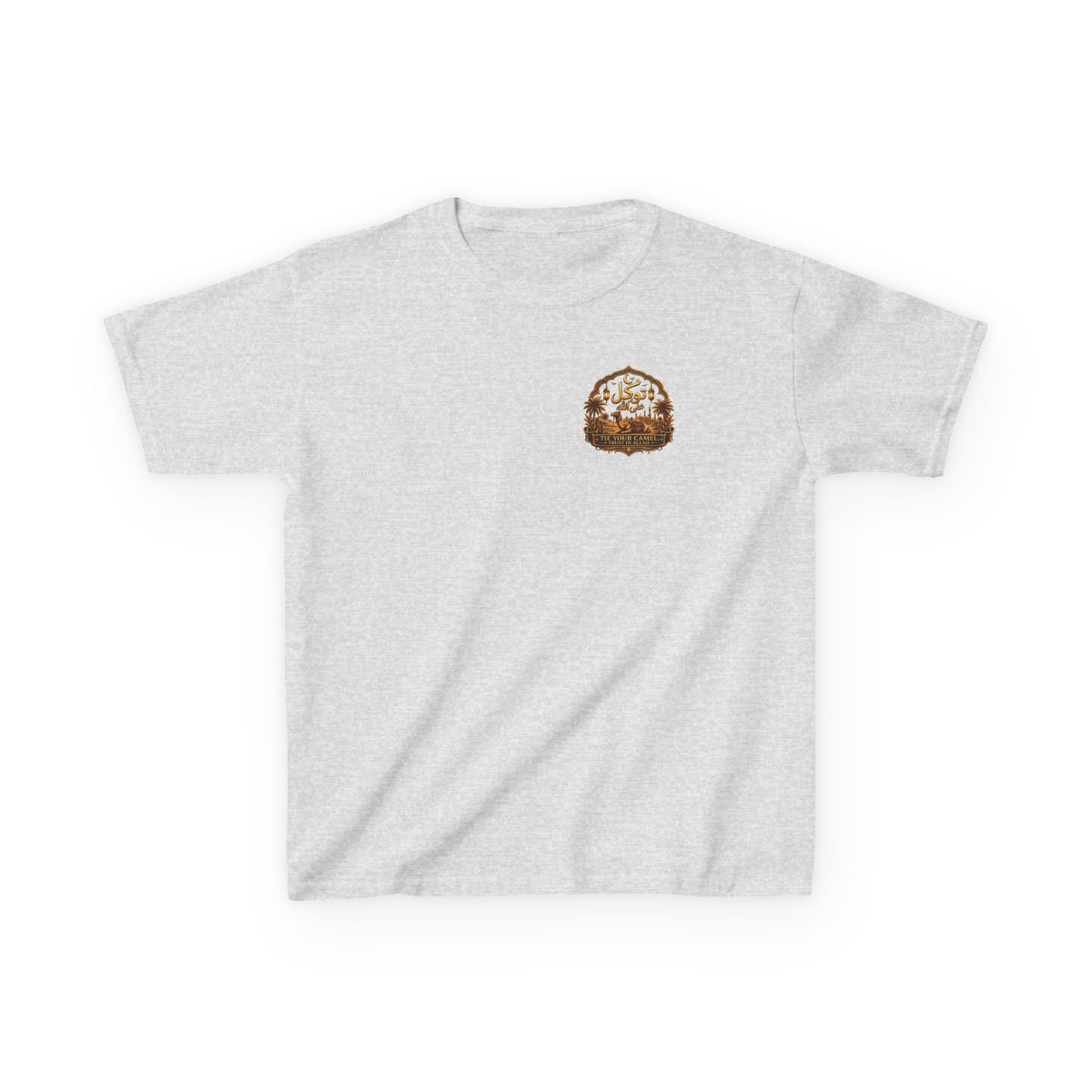 Kids T‑Shirt — 'Tavíkul' Back Logo with Mountain Patch | Outdoor Adventure Tee