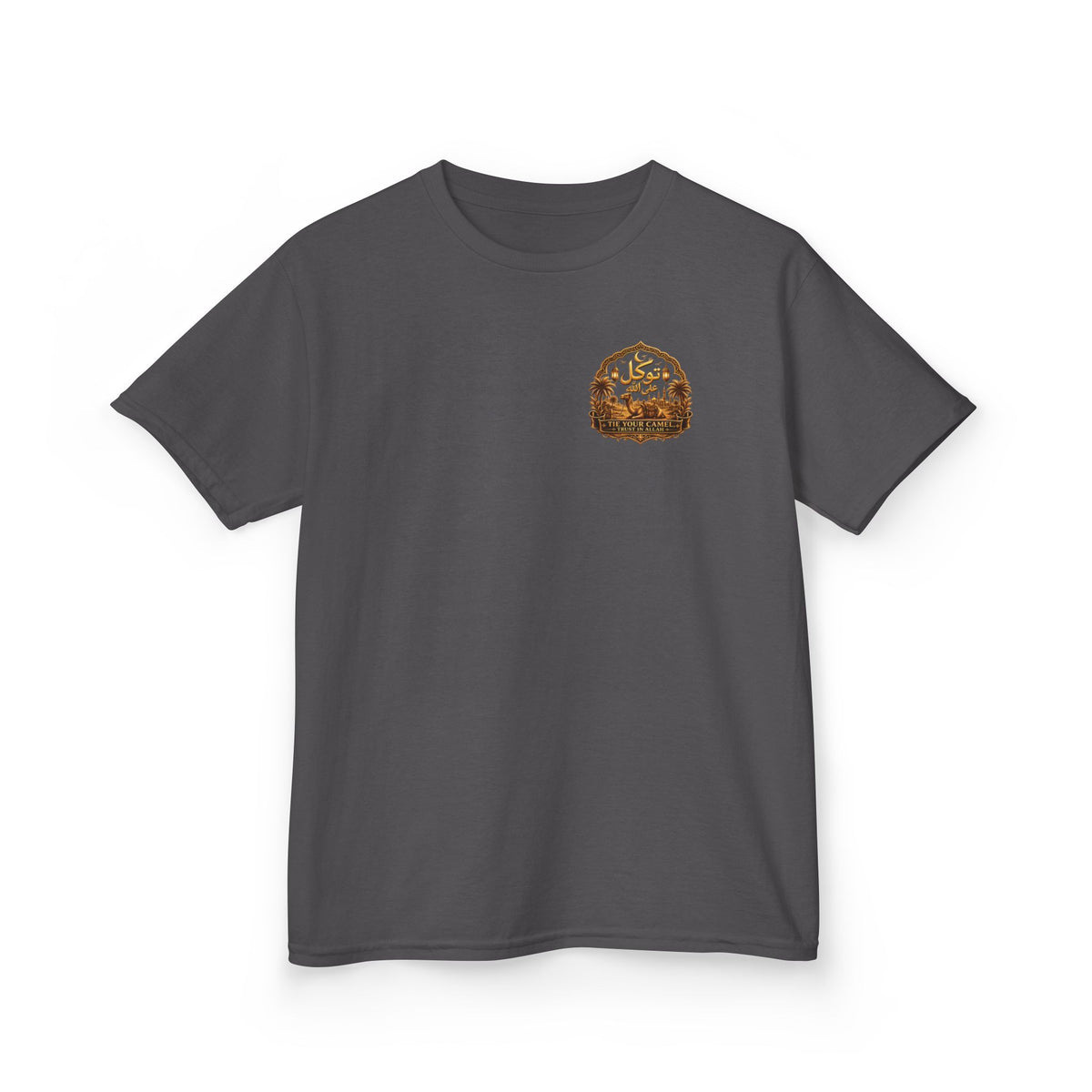 Kids T‑Shirt — 'Tavíkul' Back Logo with Mountain Patch | Outdoor Adventure Tee