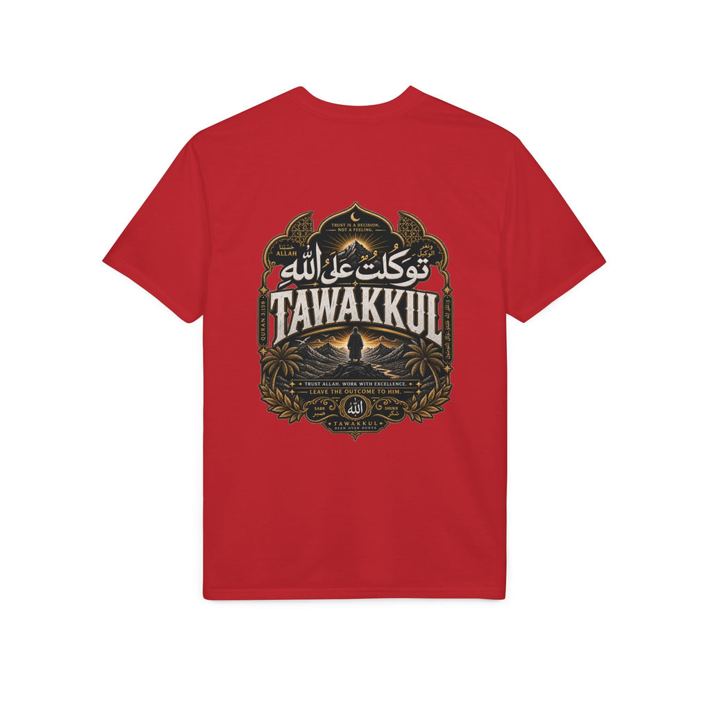 T-Shirt — Tawakkul Script Black Tee