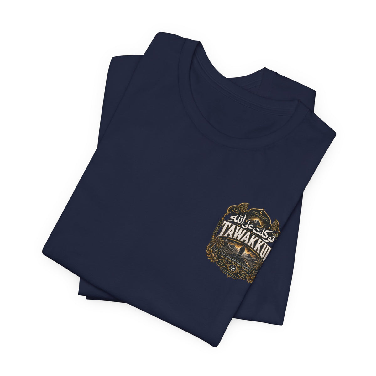 Adventure Patch Pocket Tee — Retro Mountain Badge Graphic